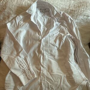 Frank & Eileen Crisp White Collared Shirt